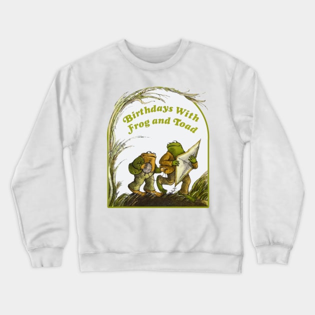 Amphibian Birthday Crewneck Sweatshirt by TheGreatDawn